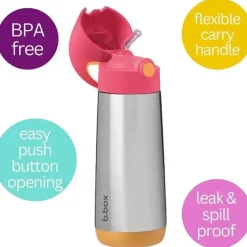 BBox B. box - Garrafa de bebida isolada para shake de morango de 16,9 onças Discount