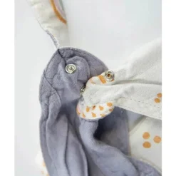 Little Unicorn Babador, arco-íris e gotas de chuva reversíveis de musselina Deluxe New