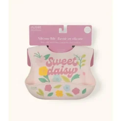 Ju-Ju-Be Babador de silicone Jujube, Sweet Daisy Discount