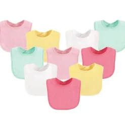 Baby Vision Babadores Babador 10 Pk, Menina Sólida Best
