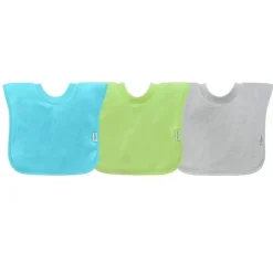Iplay Babadores Pull-Over Stay-Dry (3Pk) - Conjunto Aqua Best