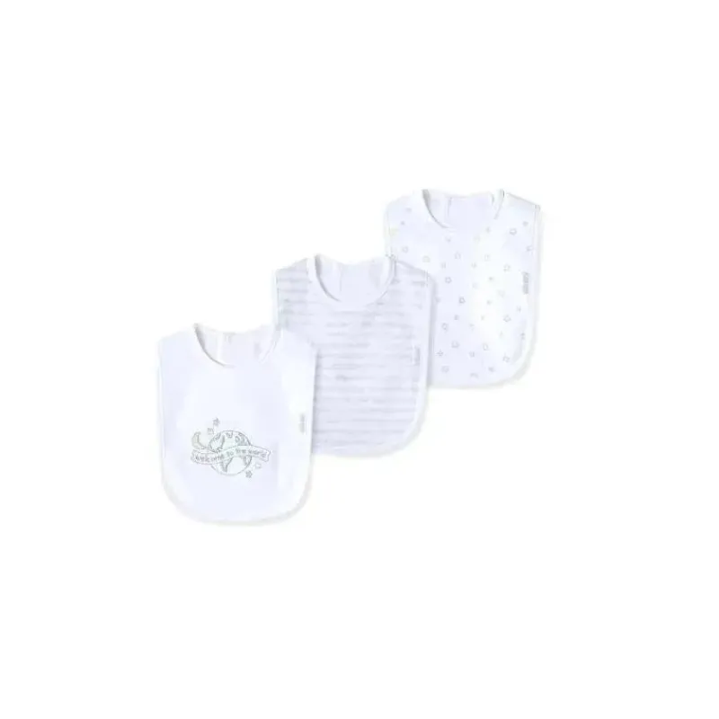 babadores_little_me_world_SKUCfko3GlC_0.webp Little Me Babadores World 3 unidades tamanho único - branco New