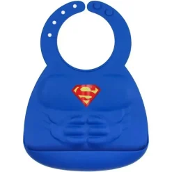 Bumkins Babete de silicone Superman, 6-24 meses Discount