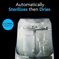 Baby Brezza - Lavadora de Mamadeiras Pro, Esterilizadora e Secadora - Branca Clearance