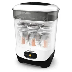 Baby Brezza - Máquina esterilizadora de mamadeira 4 em 1, esterilização elétrica a vapor de maior capacidade Clearance