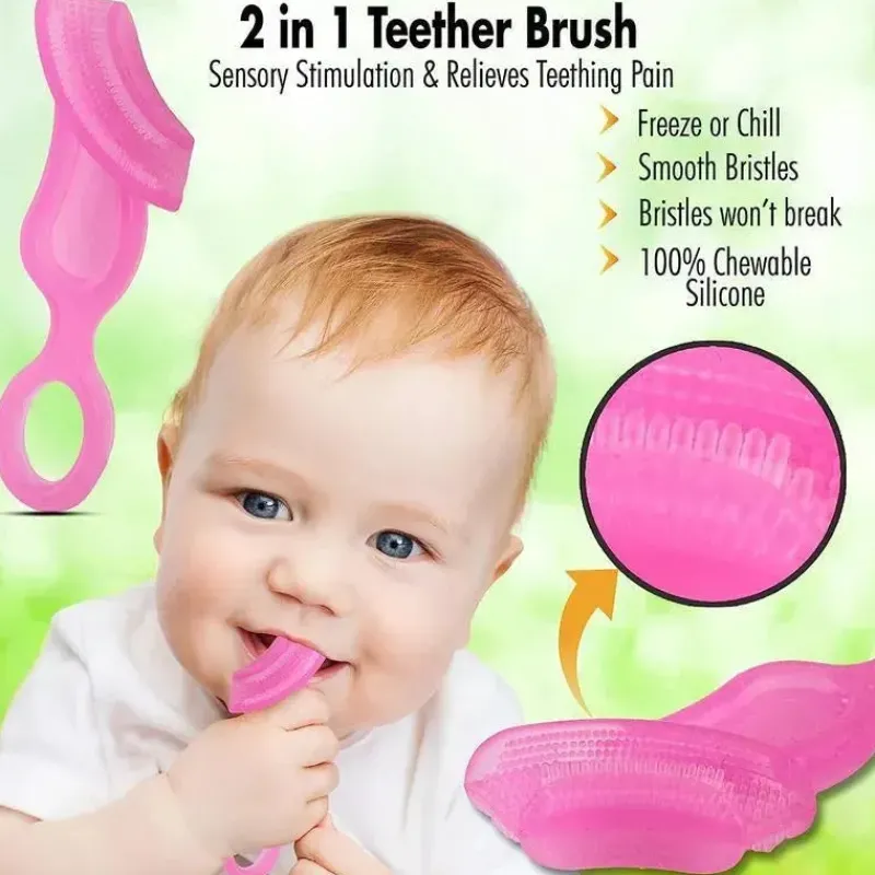 baby_buddy___escova_de_de_SKU4jMvukYo_2.webp Baby Buddy - 1ª escova de dentes do bebê, rosa Hot