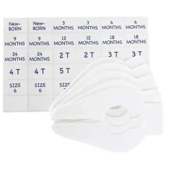 Baby Buddy - 5 unidades de organizadores de armário tamanho grande, branco Discount