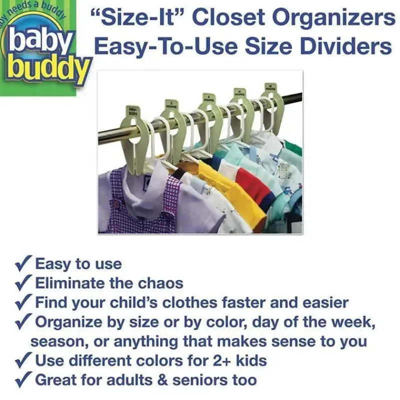 baby_buddy___unidades_de__SKUwlW5Mc50_2.webp Baby Buddy - 5 unidades de organizadores de armário tamanho grande, branco Discount