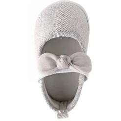 Baby Deer - Baby Girl Kaydence Shimmer Pink Mary Jane Slip On, Prata Clearance
