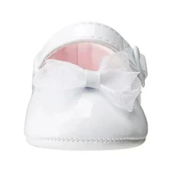 Trimfoot Baby Deer - Sapatos elegantes para menina com pé-de-gato com laço extravagante, branco Clearance
