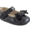 Baby Deer - Skimmer de patente para bebês com laço extravagante, preto Best