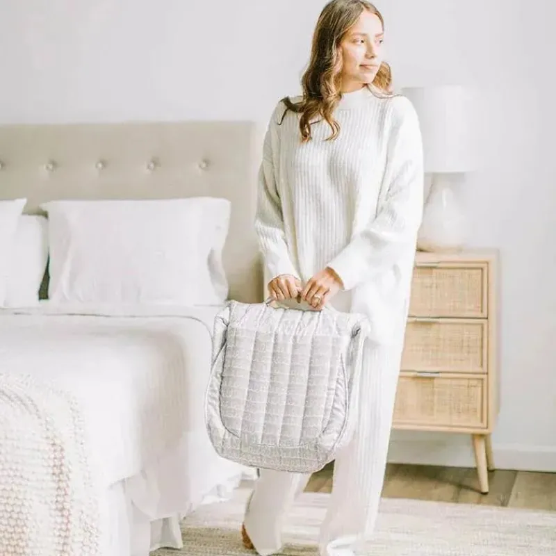 baby_delight__dorminhoco__SKUH4cDfXFx_1.webp Baby Delight - dorminhoco portátil Snuggle Nest Dream, rabiscos cinza Fashion
