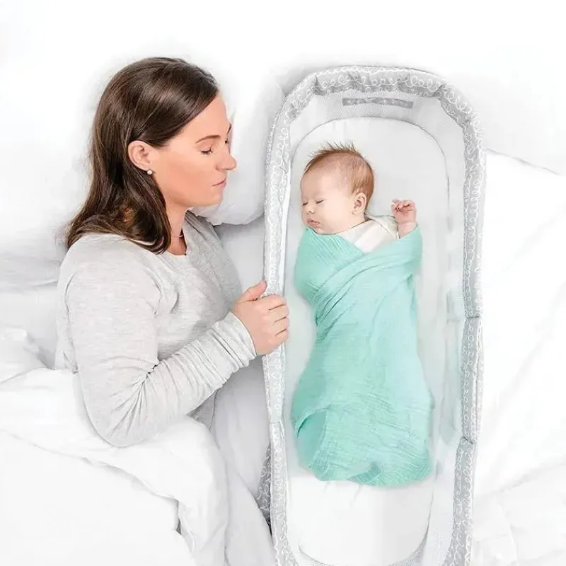 baby_delight__dorminhoco__SKUH4cDfXFx_5.webp Baby Delight - dorminhoco portátil Snuggle Nest Dream, rabiscos cinza Fashion