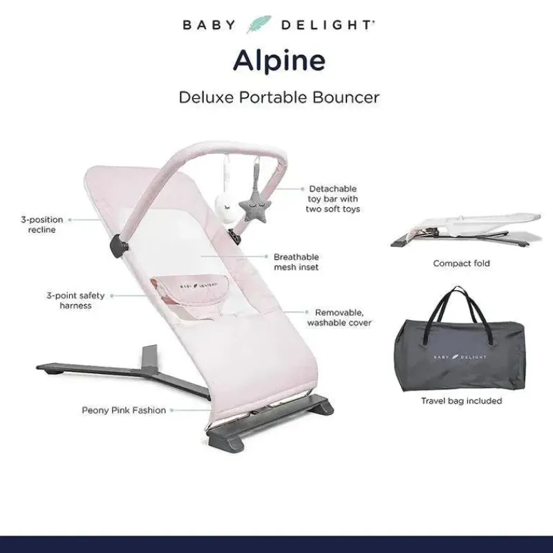 baby_delight__segurana_po_SKUeua7grw7_1.webp Baby Delight - Segurança portátil Alpine Deluxe, rosa peônia Hot
