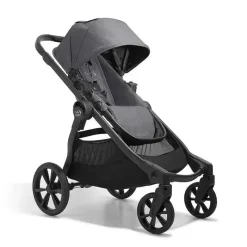 Baby Jogger - Carrinho City Select 2 simples a duplo, Radiant Slate New