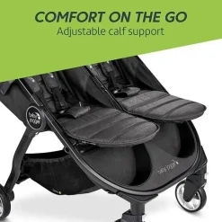 Baby Jogger - Carrinho de passeio duplo City Tour 2, preto como breu Sale