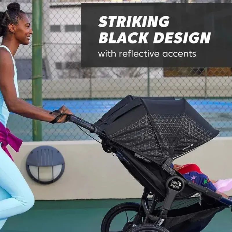 baby_jogger__carrinho_de__SKUyWrj2dL9_2.webp Baby Jogger - Carrinho de corrida duplo Summit X3, preto meia-noite Best