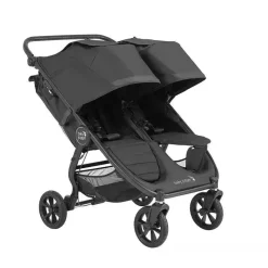 Baby Jogger - Carrinho Duplo City Mini GT2 Preto Jet Hot