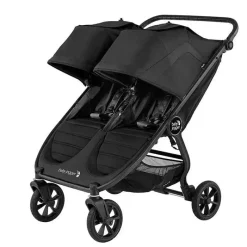 Baby Jogger - Carrinho Duplo City Mini GT2 Preto Jet Hot