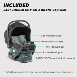 Baby Jogger - City Mini GT2 Travel System, preto opulento Fashion