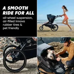 Baby Jogger - City Prix™ Jogger X Bike Trailer, Ambition Black Clearance