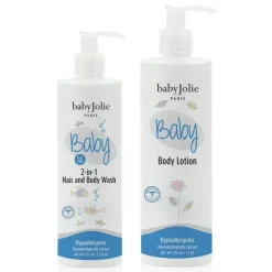 Baby Jolie - Baby Bath Set (Body Lotion & 2 In 1 Hair And Body Wash) Discount