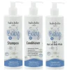Baby Jolie - Conjunto para hora do banho do bebê (shampoo, condicionador, sabonete líquido 2 em 1) Outlet