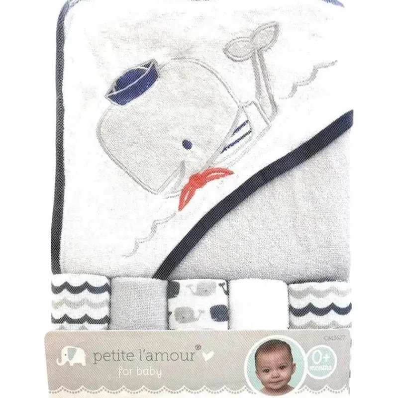 baby_king__peas_com_capuz_SKUQGU7jJbx_0.webp Baby King 6 peças com capuz e toalhinhas baleia Fashion
