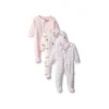 Baby Vision - 3 unidades de zíper de algodão para meninas dormir e brincar, unicórnio Fashion