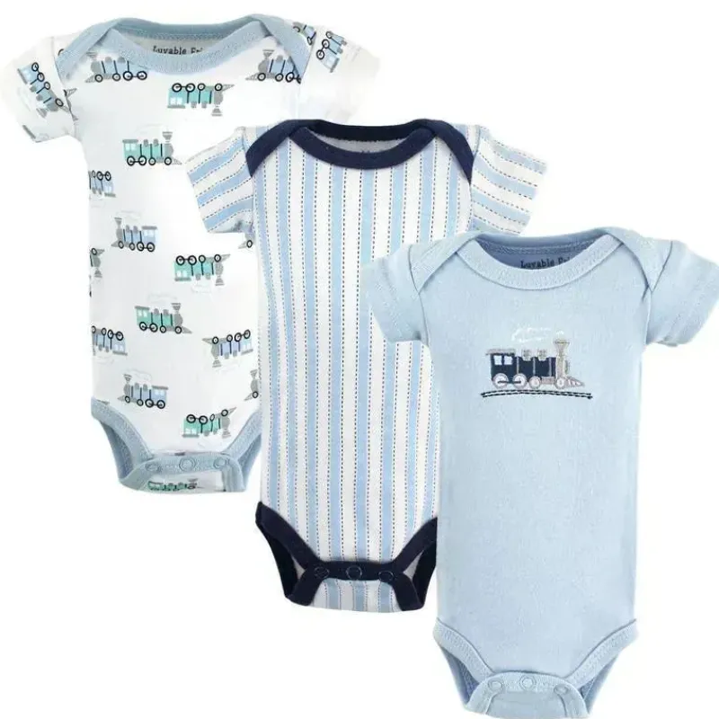 baby_vision__body_de_algo_SKU8zZldjlZ_0.webp Luvable Friends Baby Vision - Body de algodão bebê menino 3 peças, preemie, trem Fashion