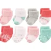 Baby Vision - Conjunto de meias unissex para bebês recém-nascidos e bebês Luvable Friends, ponto coral, 6-12 meses, 8 unidades Online