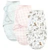 Baby Vision - Envoltório de algodão acolchoado Hudson Baby 3Pk, Floresta Encantada Fashion