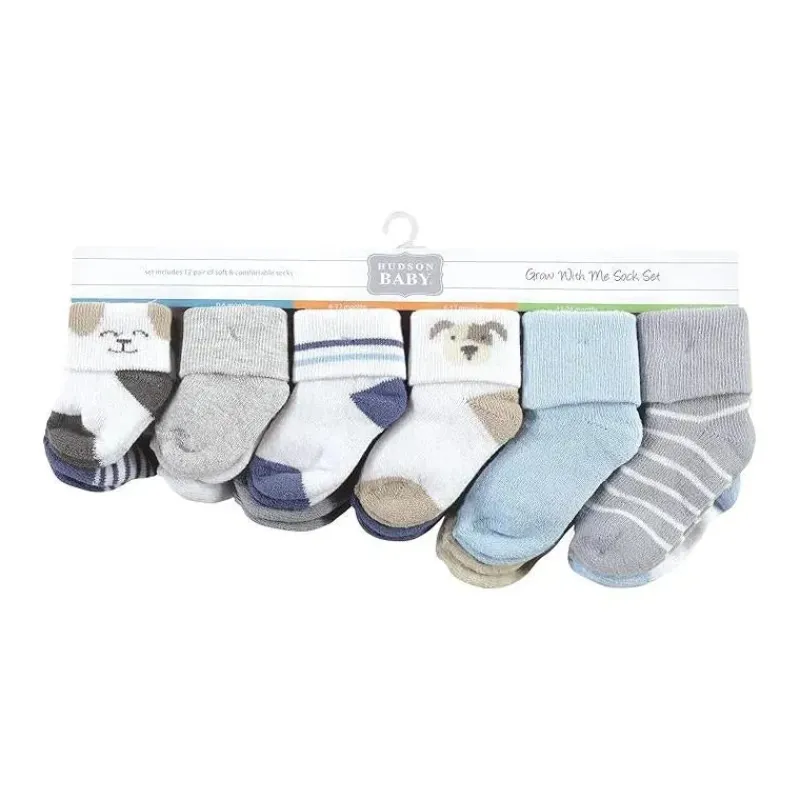 baby_vision__grow_with_me_SKUyRCyTWX6_1.webp Baby Vision - Grow With Me Socks 12Pk, Dog Outlet