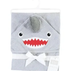 Baby Vision – Hudson Baby unissex bebê algodão animal rosto toalha com capuz, tubarão Discount