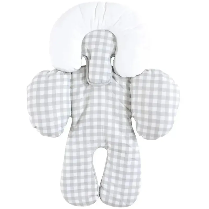 baby_vision__hudson_baby__SKUjE9wjO0Z_0.webp Baby Vision - Hudson Baby unissex assento de carro para bebê inserção de suporte corporal, guingão cinza, tamanho único Hot