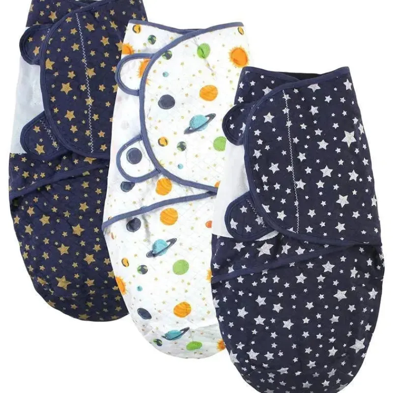 baby_vision__hudson_baby__SKUxYmIjRNl_0.webp Baby Vision - Hudson Baby Unissex Bebê Acolchoado Algodão Swaddle Wrap 3pk, Estrelas Metálicas, 0-3 Meses Online