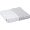 Baby Vision - Lençol de berço 2Pk 28X52 em nuvens cinza New
