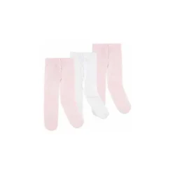 Baby Vision - Luvable Friends meninas meia-calça de nylon, rosa, 2-4T, 3Pk New