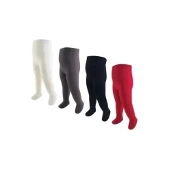 Baby Vision - Meia-calça de algodão menina 4 unidades, vermelho/marinho Online
