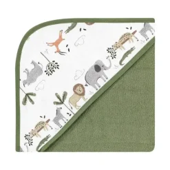 Baby Vision - 3Pk Hudson Baby Toalhas com capuz rico em algodão, Safari Life New