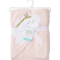 Baby Vision - Toalha e toalha com capuz de algodão para bebê Hudson, Boho Cloud Best