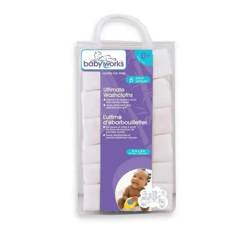 baby_works_pacotes_de_bam_SKUEJhtnDmD_0.webp Baby Works 6-Pacotes de Bamboo Ultimate Toalhas Outlet