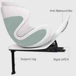 Babyark - G01 Smart Convertible Car Seat, Eggshell Base / Moonlight Seat Online