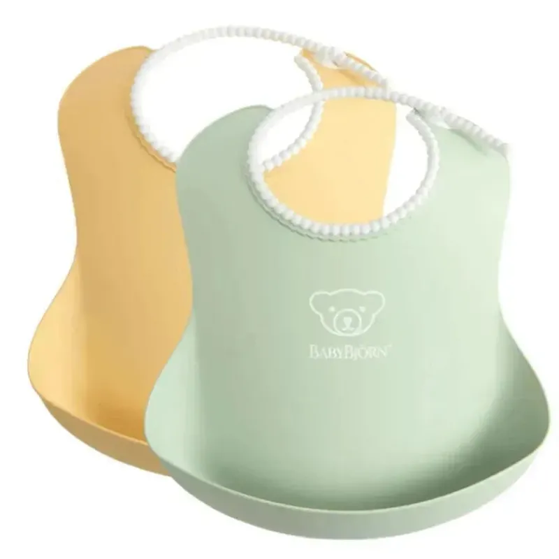 babybjorn___unidades_de_b_SKUVPhaxM1l_0.webp BabyBjorn - 2 unidades de babador para bebê em pó amarelo/verde pó Best
