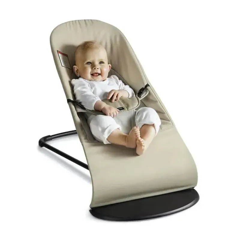 babybjorn__baby_bouncer_b_SKUxv0Nk7Vj_1.webp BabyBjorn - Baby Bouncer Balance Soft Light Gray Frame Algodão/Jersey, Bege/Cinza Sale