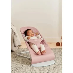 BabyBjorn - Bouncer Bliss, tecido, colcha de pétalas, rosa empoeirado Clearance