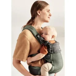 BabyBjorn - Porta-bebês Harmony 3D Mesh, Verde Escuro Sale