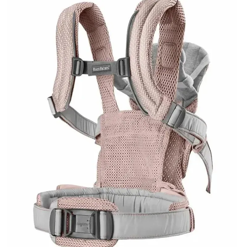 babybjorn__portabebs_harm_SKUSQ6PPwtm_2.webp BabyBjorn - Porta-bebês Harmony 3D Mesh, Dusty Pink Hot