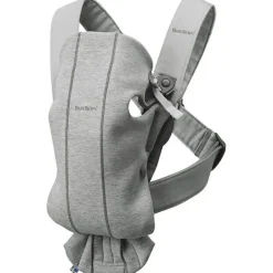 BabyBjorn - Porta-bebês Mini 3D Jersey, cinza claro Outlet