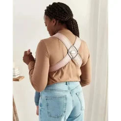 BabyBjorn - Porta-bebês Mini Malha 3D, Rosa Empoeirado Hot